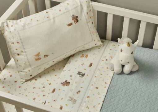 Jogo cama flanela Bosque